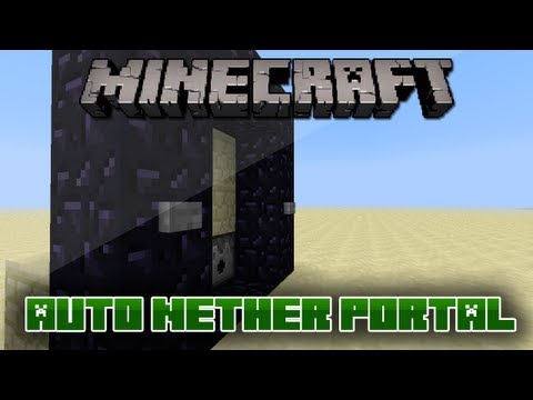 Minecraft: Compact Toggleable Nether Portal | 13w04a |