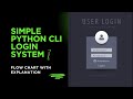 Make a Login System using Python (Flowchart with Explanation)