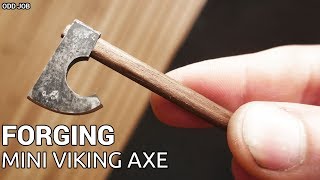 Forging Mini Viking Axe - YouTube