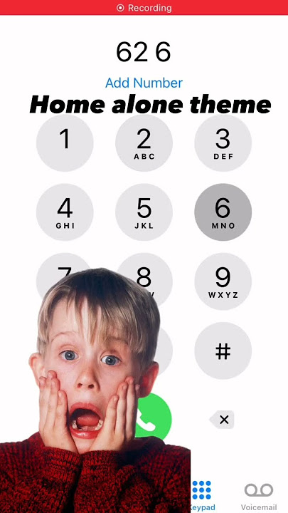 Home Alone Theme Song - Somewhere in my memory | IPhoneDialSongs #shorts
