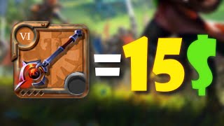 15M Profit - Cheap Tier 6.0 Cursed Staff Gear - Albion Online