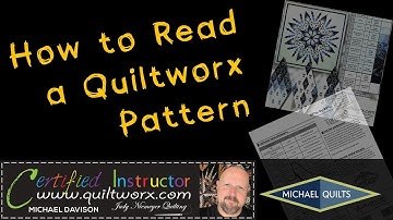 How To Read a Quiltworx Pattern - Judy Niemeyer Foundation Paper Piecing
