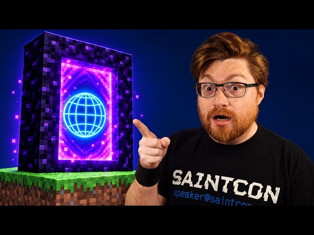 Thumbnail for I Built a Portal to the Internet in Minecraft