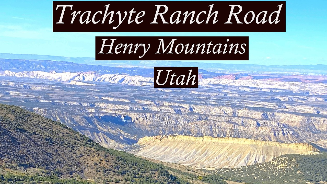 Трахитовая дорога к ранчо - горы Генри, штат Юта