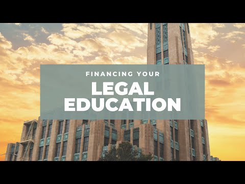 Financing Your Legal Education