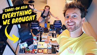 WHAT TO PACK FOR LONG TERM TRAVEL CARRYON ONLY UPDATE 2023 | SOUTHEAST ASIA | Must Pack Items +Tips