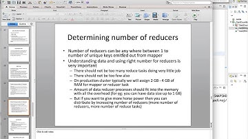 Hadoop Map Reduce Development - Determining Reducers introduction