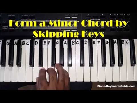 Piano Chords For Beginners - The Easiest Way To Form Any Minor Chord