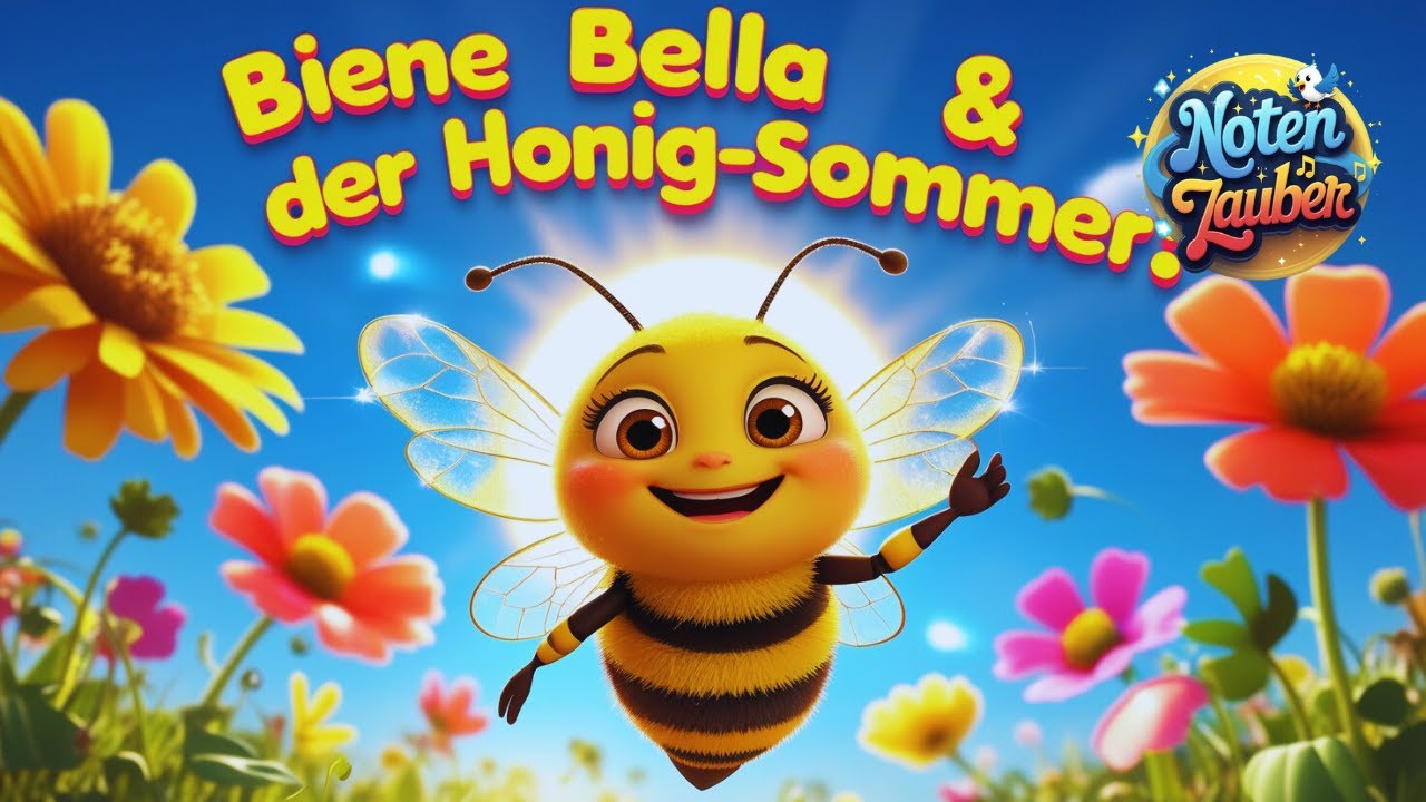 🐝 Biene Bella und der Honig-Sommer |  Mitmachlied für Kinder | Sommerlied 2025  |  Kinderlieder