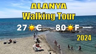 4K TURKEY 🇹🇷 ALANYA ANTALYA TURKEY | Walking Tour