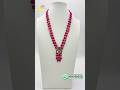 Premium Indian Rubies Pin Model Customized Handmade Necklace | RH Jewellers