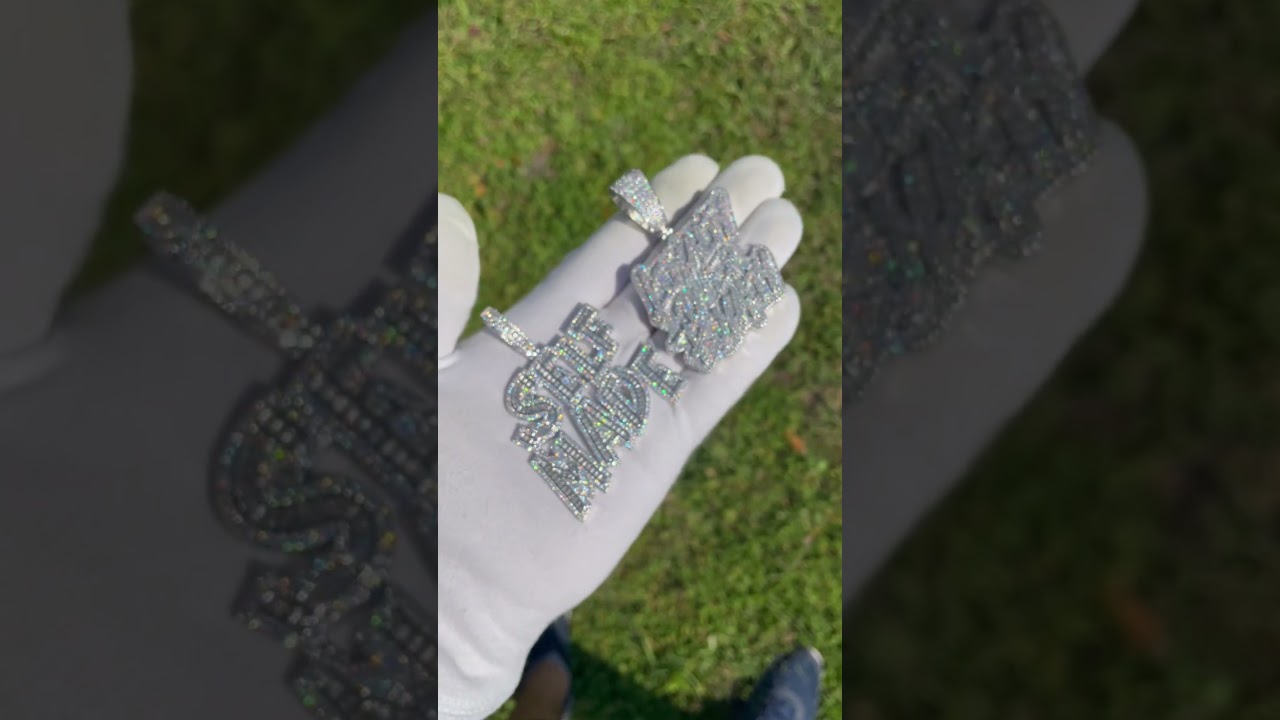Visit our website to see over +40 luxury iced out pendants 🔥 