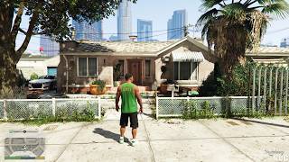 Grand Theft Auto 5 Enhanced - Clinton Residence (Franklins House) - Gameplay (PC UHD) [4K60FPS]