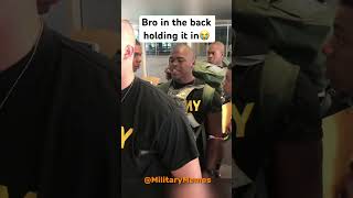 Dude in the back trying not to laugh #militaryeverything #marines #army #fyp