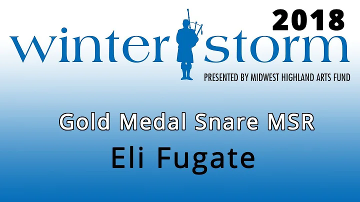 Winter Storm 2018 - Gold Medal Snare - MSR Qualifi...