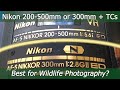 Nikon AF-S 300mm f/2.8G VR II + teleconverters vs. Nikon AF-S 200-500mm f/5.6E VR on the Z7?
