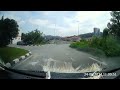 VDH 982 myvi G3 Hitam, langgar aliran lalu lintas.