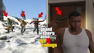 GTA 5  All 5 Endings! (A,B,C,Secret,BETA)