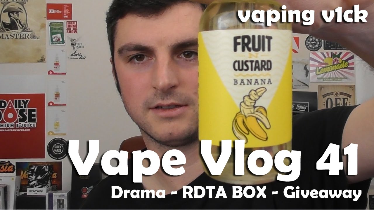 Vape VLOG #41 - 09/12/16 - Drama - RDTA Box - Giveaway