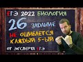 26 задание | Как не ошибаться? | БИОЛОГИЯ ЕГЭ 2022