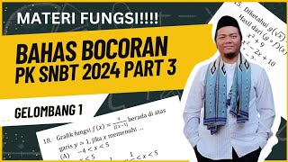 PEMBAHASAN BOCORAN SOAL SNBT 2024 TERBARU SUBTES PK MATERI FUNGSI!!!!!