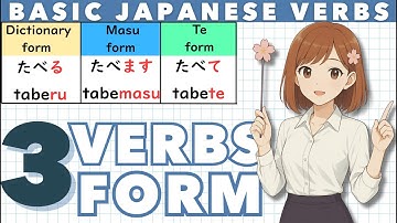 Learn 3 Japanese Verb Forms Easily | Dictionary, Masu & Te Form Explained!