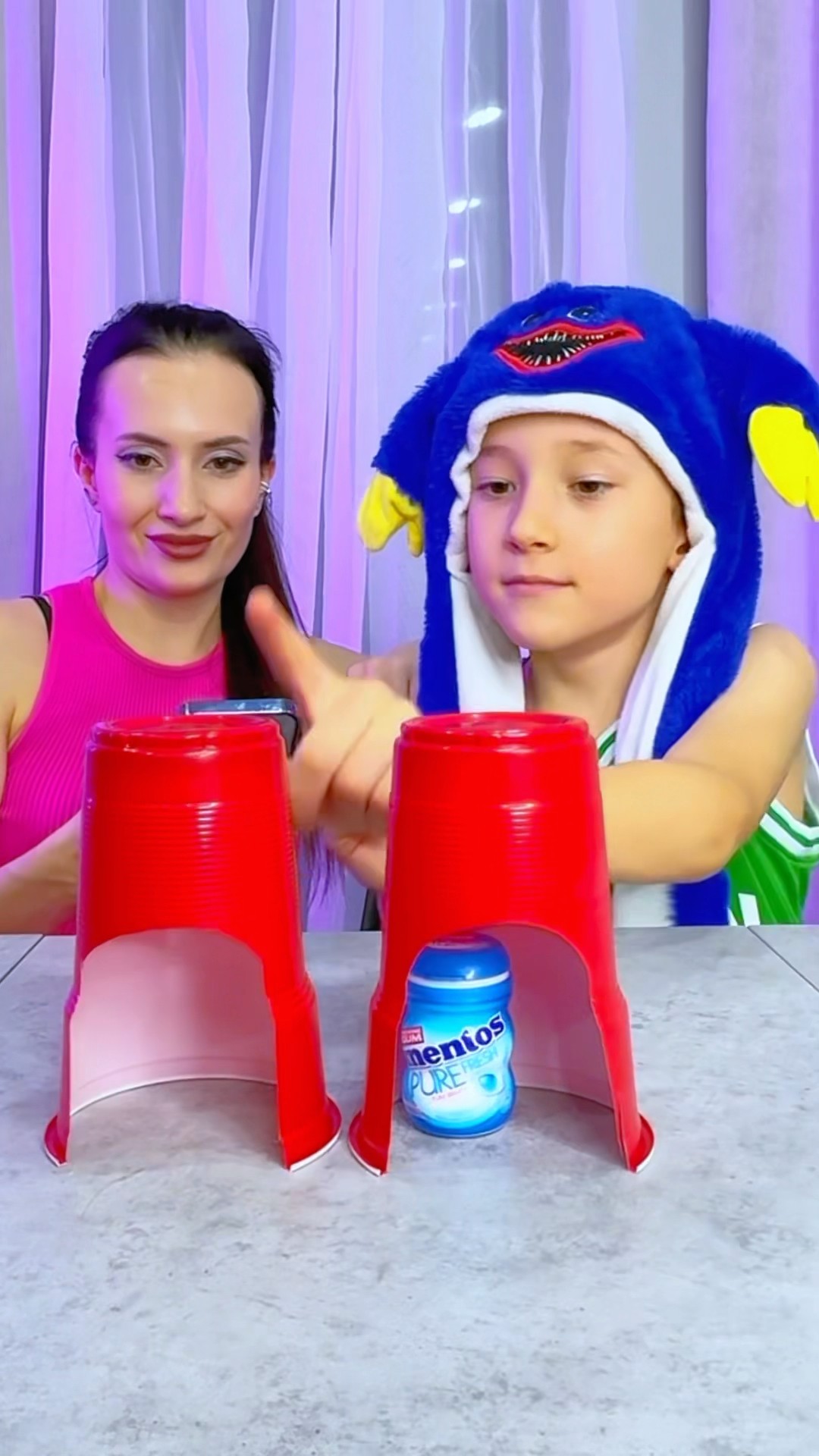 Genius Trick Disappearance Mentos #shorts #katebrush #viral