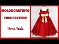 Vestido em Renda   – 6 meses a 12 anos – GRATUITO PARA 12 ANOS