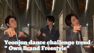 Yeonjun Txt Dance Challenge New Trend Own Brand Freestyle Tik Tok Complication