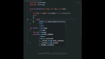 Find Permutation of a String Using C/C++ Code