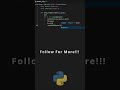 Asmr Progamming || Unique Shape 11 Python || #shorts #programming #asmr #asmrprogramming #lofi