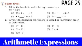 Class 7 Maths Ganita Prakash Chapter 2 | Page 25 Figure it out Solutions | Arithmetic expressions