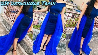 DIY Detachable Train || No Sew No Glue #teenagers #fashion #girl