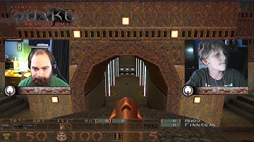 Quake DM vs. FrikBots: Aggressive