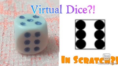 How to make a dice using scratch | The wizard of the flames