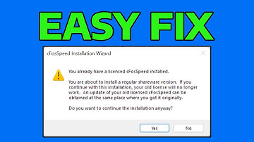 How To Fix CFosSpeed Driver Installation Error in Windows
