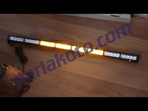 çakar Led Lamba Çubuk sarı sarı 90 cm 32 ledli