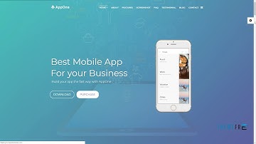 AppOne App - App Landing Joomla Template      Yasu Dixon
