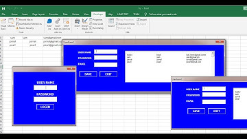 HOW TO CREATE  EXCEL LOGIN USERFORM USING EXCEL APPLICATION VBA Codes