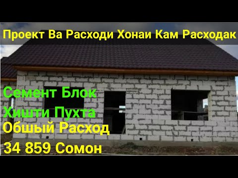 Проекти Хонаи Майдахаки Кам Расход Бо Семент Блок ва Хишти Пухта