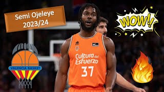 Semi Ojeleye ● Valencia Basket ● 2023/24 Best Plays & Highlights