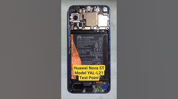 Huawei Nova 5T Test Point Huawei YAL-L21 Test Point #huawei #honor