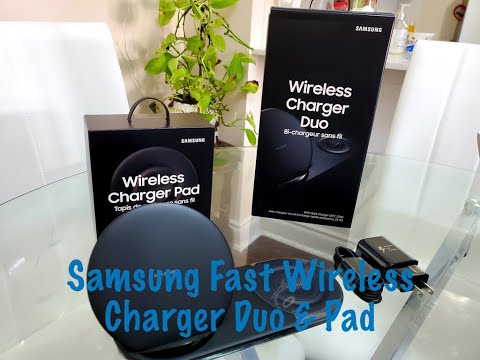 Samsung Fast Wireless Charger Duo & Charger Pad