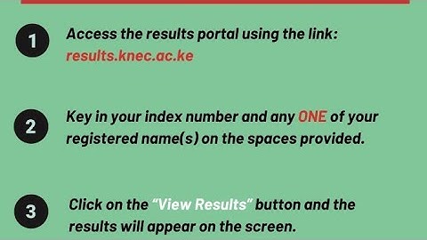 KCSE 2024 Results: How to access results... results.knec.ac.ke