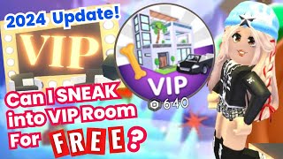 😱Shocking❗Can I SNEAK into VIP ROOM Without Paying Robux in Adopt Me? Roblox (Update 2024)