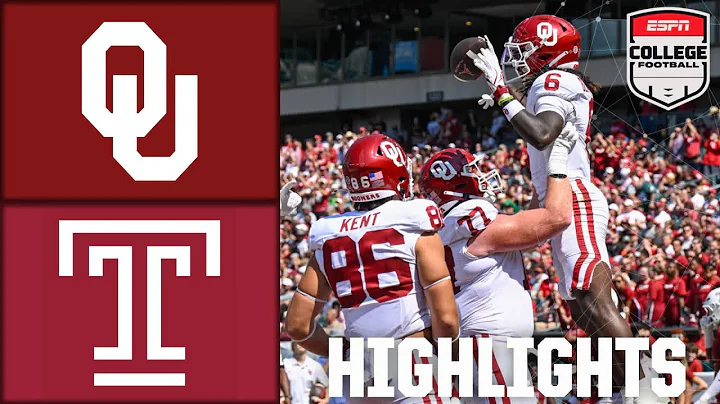 Oklahoma Sooners vs. Temple Owls | Full Game Highlights | ESPN College Football