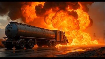 Epic car crashes and explosion fireballs #Destruction #car #animation #explosion #action