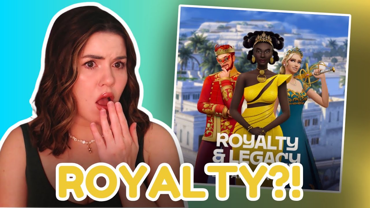 NEW Sims 4 Expansion Pack Teaser Trailer REACTION! Royalty & Legacy 👑
