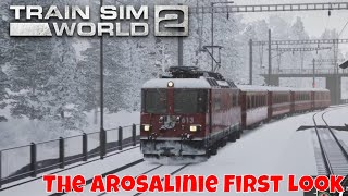The Arosa Linie Narrow Gauge Mountain Rail Goodness Train Sim World 2