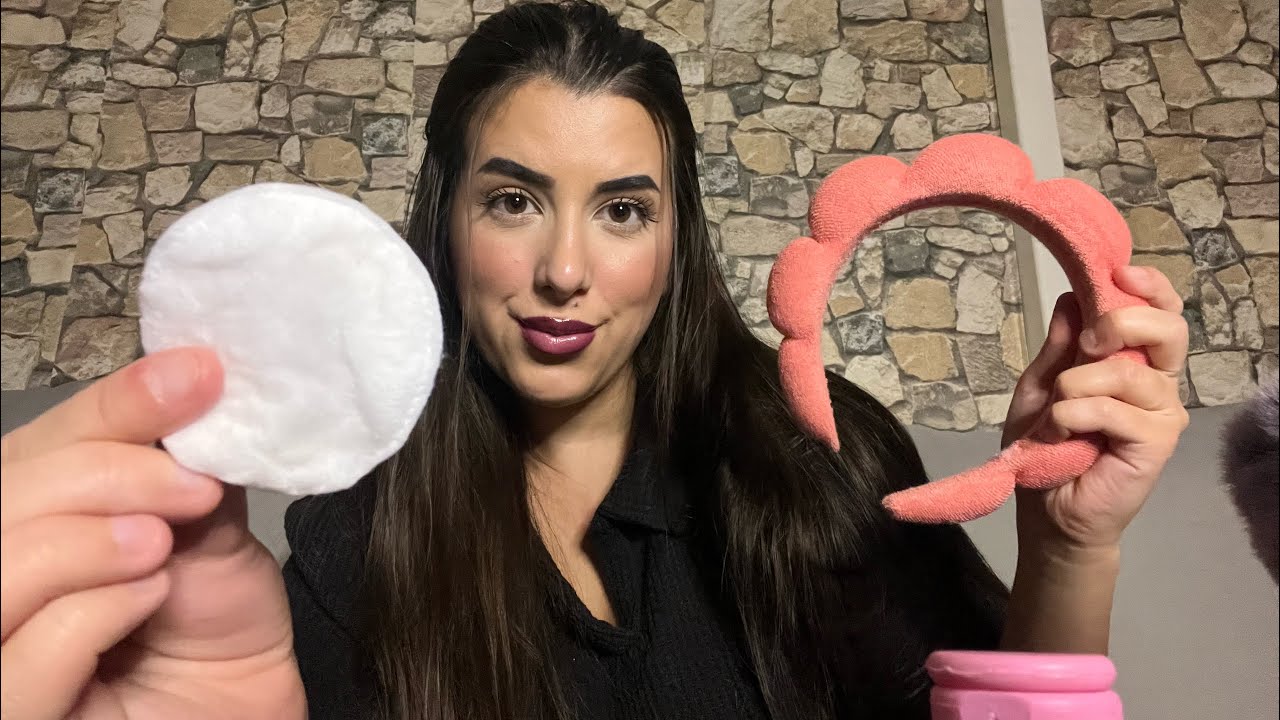 ASMR - Pečuji o tebe před tím, než jdeš spát. Masáž, česání vlasů, odličování a další… 😴❤️